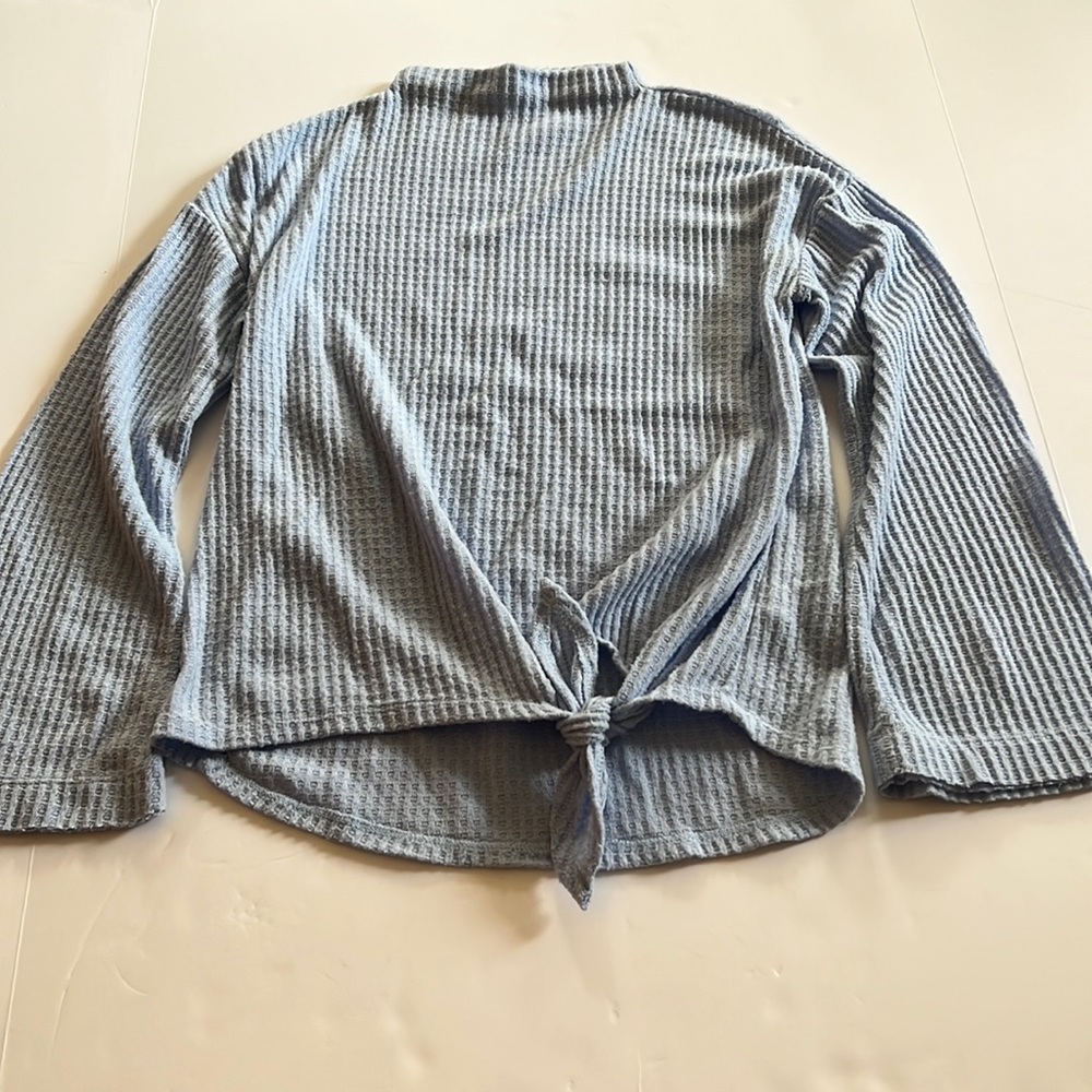 Socialite Blue Long Sleeve Sweater Size XS
